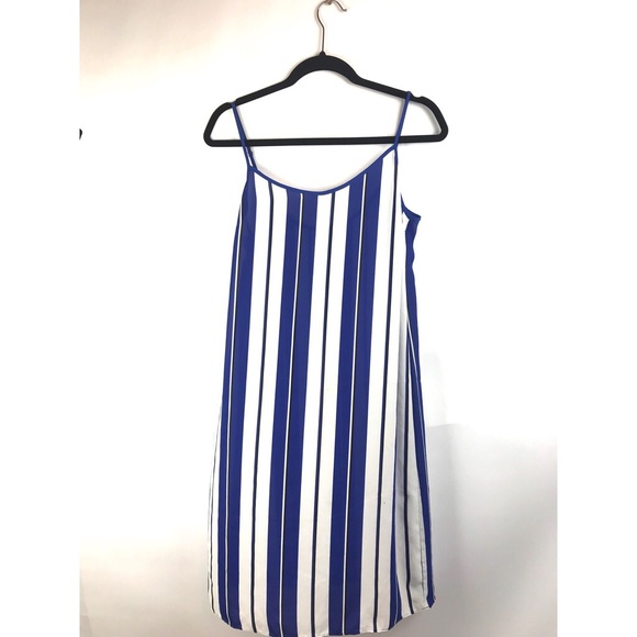 J. Crew Crepe dress in stripe - Picture 2 of 6